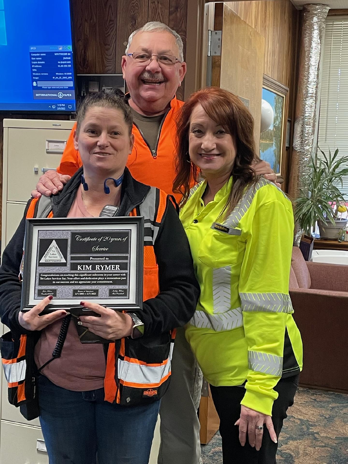 Thanking Kim Rymer For 20 Years Of Service February 9 2022 – Tri Lakes